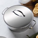 Ver imagem 2 de Panela Caçarola Funda Allegra Aço Inox Fundo Triplo 16 Cm Pita9 1,5l - Tramontina 62654160