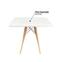 Ver imagem 3 de Mesa de Jantar Quadrada Eiffel 80 cm - Branco