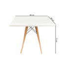 Ver imagem 4 de Mesa de Jantar Quadrada Eiffel 80 cm - Branco