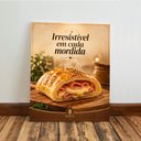 Ver imagem 5 de Kit 3 Quadro Decorativo Lanchonete Padaria Salgado Luxo Moderno 40x28cm