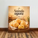 Ver imagem 4 de Kit 3 Quadro Decorativo Lanchonete Padaria Salgado Luxo Moderno 40x28cm