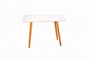 Ver imagem 4 de Aparador Moderno para Sala e Hall de Entrada 90x35x82 cm 4 Pés de Madeira – Mesa Decorativa Branco