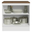 Ver imagem 5 de Balcão de Cozinha Agata 2 Portas MDP 80cm Branco Madesa
