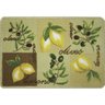 Tapete para Cozinha Bouclê Lemond Olives D8 Elegance Niazitex 45cmx65cm - 1
