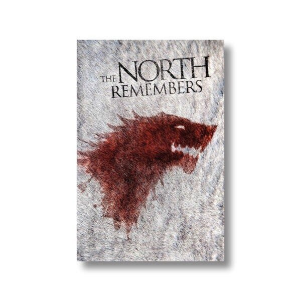 Quadro decorativo Game Of Thrones North Remembers em Tecido - 4