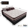 Cama Box Casal + Colchão De Molas - Anjos - Classic Superlastic 138cm Preto - 2