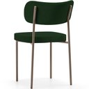 Ver imagem 4 de Cadeira Decorativa Sala de Jantar Melina Base Arena L02 Suede Verde Musgo - Lyam Decor