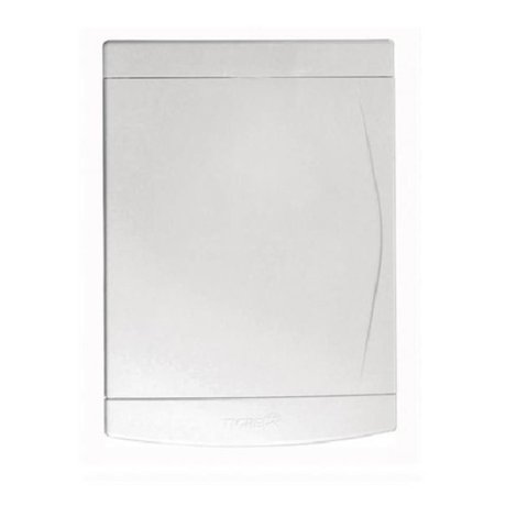 Quadro de Distribuição Embutir para 12/16 Disjuntores sem Barramento Porta Branca - 33.04.699.5 - Ti