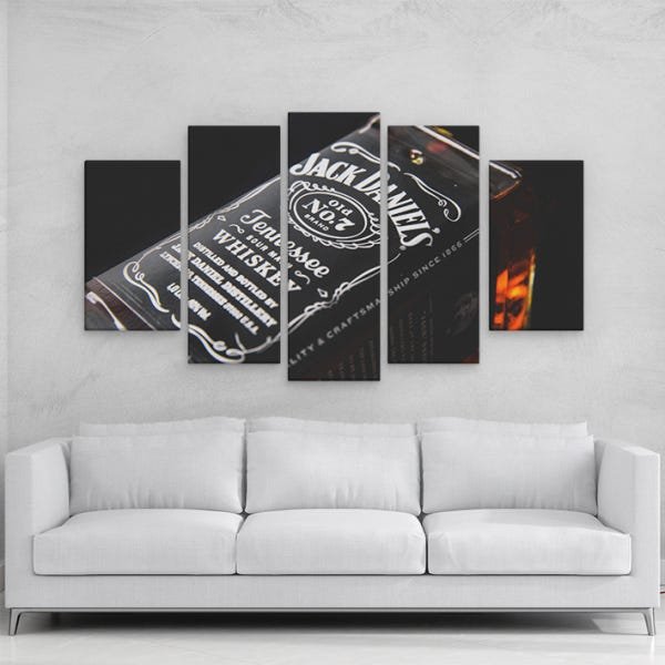 Quadro decorativo whisky jack daniels 108x65cm em mdf - 1