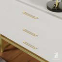 Ver imagem 2 de Puxador Liveri IL950 Dourado Escovado 160mm Italy Line
