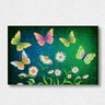 Quadro Artístico Borboletas Paisagem Tela em Tecido - 2