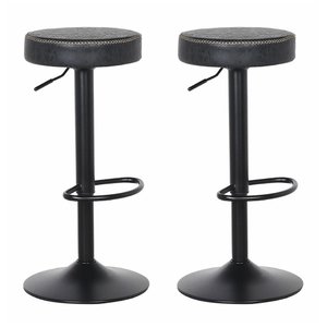 Kit 2 Banquetas Viena Alta Para Bar Balcão Bancada Pub Bistrô Cozinha Americana Giratória