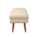 Ver imagem 5 de Puff Aparador Estofado Italy Decorativo Veludo Bege Claro
