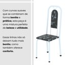 Ver imagem 7 de Conjunto Sala de Jantar com 6 Cadeiras Lara Branco/Preto