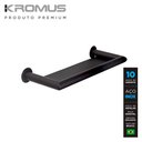 Ver imagem 3 de Porta Shampoo Inox Preto Fosco - Kromus Me0213b
