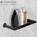 Ver imagem 5 de Porta Shampoo Inox Preto Fosco - Kromus Me0213b