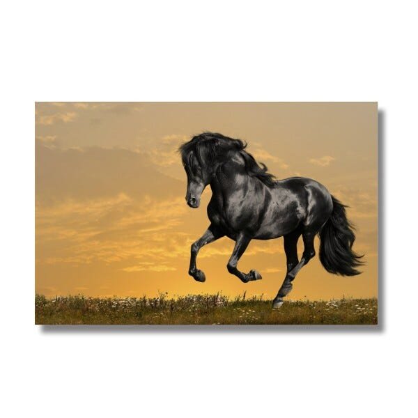 Quadro decorativo Cavalo Paisagem Tela em Tecido - 2