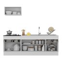 Ver imagem 4 de Armário De Cozinha Compacta 220cm Rodapé Multimóveis Branco