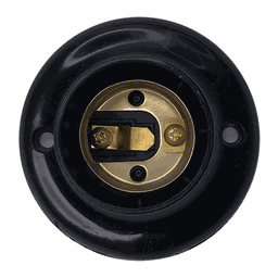 Kit 4 Soquete Fixo Bocal para Lâmpada E27 Suporta Lâmpada até 150w Cor:preto - 2