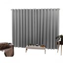 Ver imagem 1 de Cortina 6,00x2,50 Sala Quarto Cozinha Blackout Corta Luz Cor:cinza