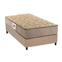 Ver imagem 1 de Conjunto Box Solteiro: Colchão Espuma Paropas D28 Ag65 Royalle Clean + Base Crc Suede Clean (88x188