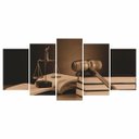 Ver imagem 5 de Quadro Mosaico Para Escritório De Advocacia Tom Sépia