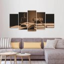 Ver imagem 3 de Quadro Mosaico Para Escritório De Advocacia Tom Sépia