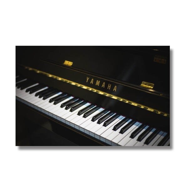 Quadro Piano Música decorativo com Tela em Tecido - 2