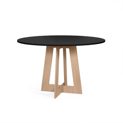 Mesa 90 Cm Montreal Preto/ Jade