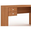 Ver imagem 2 de Mesa para Escritório 02 Gavetas Me4123 Amêndoa - Tecno Mobili