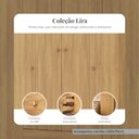 Ver imagem 4 de Jogo de Quarto Cama com Colchão Incluso e Guarda-Roupa 4 Portas 2 Gavetas Lira Multimóveis MP4839