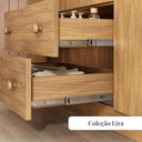 Ver imagem 6 de Jogo de Quarto Cama com Colchão Incluso e Guarda-Roupa 4 Portas 2 Gavetas Lira Multimóveis MP4839