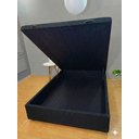 Ver imagem 4 de Cama Box Baú Casal Blindado com Pistão a Gás - Linhão - Turim Preto Fosco