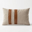 Ver imagem 1 de Kit 2 Almofadas Decorativas para Sofá Vitória 50x50 e 55x35 Hope Bouclé Off/durango Antilupi
