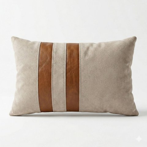 Kit 2 Almofadas Decorativas para Sofá Vitória 50x50 e 55x35 Hope Bouclé Off/durango Antilupi