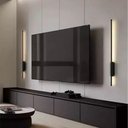 Ver imagem 7 de Luminaria Arandela Perfil Led Slim Fit 3 em 1 Luz Indireta Moderna Parede Decoraçao Quarto Sala