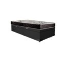 Ver imagem 4 de Cama Box Baú Solteiro Colchão Alana Espuma D20 NK Camas + Box Suede 51x88x188 Cor:Preto