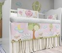 Ver imagem 5 de Kit Berço Rosa Ovelinhas Jardim