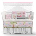 Ver imagem 1 de Kit Berço Rosa Ovelinhas Jardim