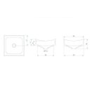 Ver imagem 3 de Cuba de Apoio Ravena 11cmx34,5cmx34,5cm Japi