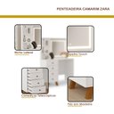 Ver imagem 3 de Penteadeira Camarim Zara Branco com Espelho Touch – Luapa Móveis