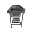 Ver imagem 5 de Pia Aço Inox Industrial 140x60x90 Cm Cuba Direita Nortinox