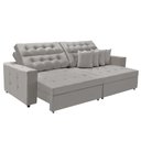 Ver imagem 3 de Sofá Texas 3.00m Retrátil e Reclinável - Avelã