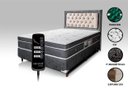Ver imagem 3 de Colchão Solteiro Genki Kenko Terapêutico Molas Ensacadas com Massagem Suede Cor:Cinzachumbo