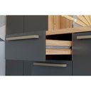 Ver imagem 6 de Kit Cozinha Modulada 5 Peças Nápoli Prime 2 Aéreos + 1 Balcão+ 2 Paneleiros C5p96 Amendoa Off