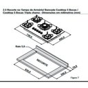 Ver imagem 6 de Cooktop 5 Bocas Mesa de Vidro e Tripla Chama Itaplus