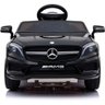 Carro Elétrico Infantil Mercedes-Benz 12V com 2 Motores e Controle Remoto Preto - 1
