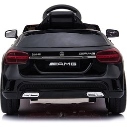 Carro Elétrico Infantil Mercedes-Benz 12V com 2 Motores e Controle Remoto Preto - 4