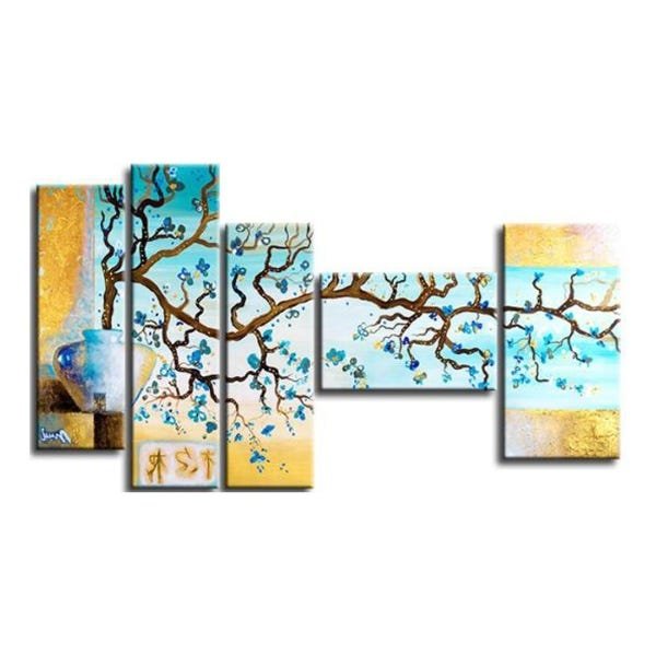 Quadro Abstrato Arvores Moderno Cod 398 - 1