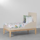Ver imagem 3 de Kit Quarto Infantil com Pés Square Natural - Cômoda Elfe 4 Gavetas + Guarda-Roupa Elfe + Berço Mini